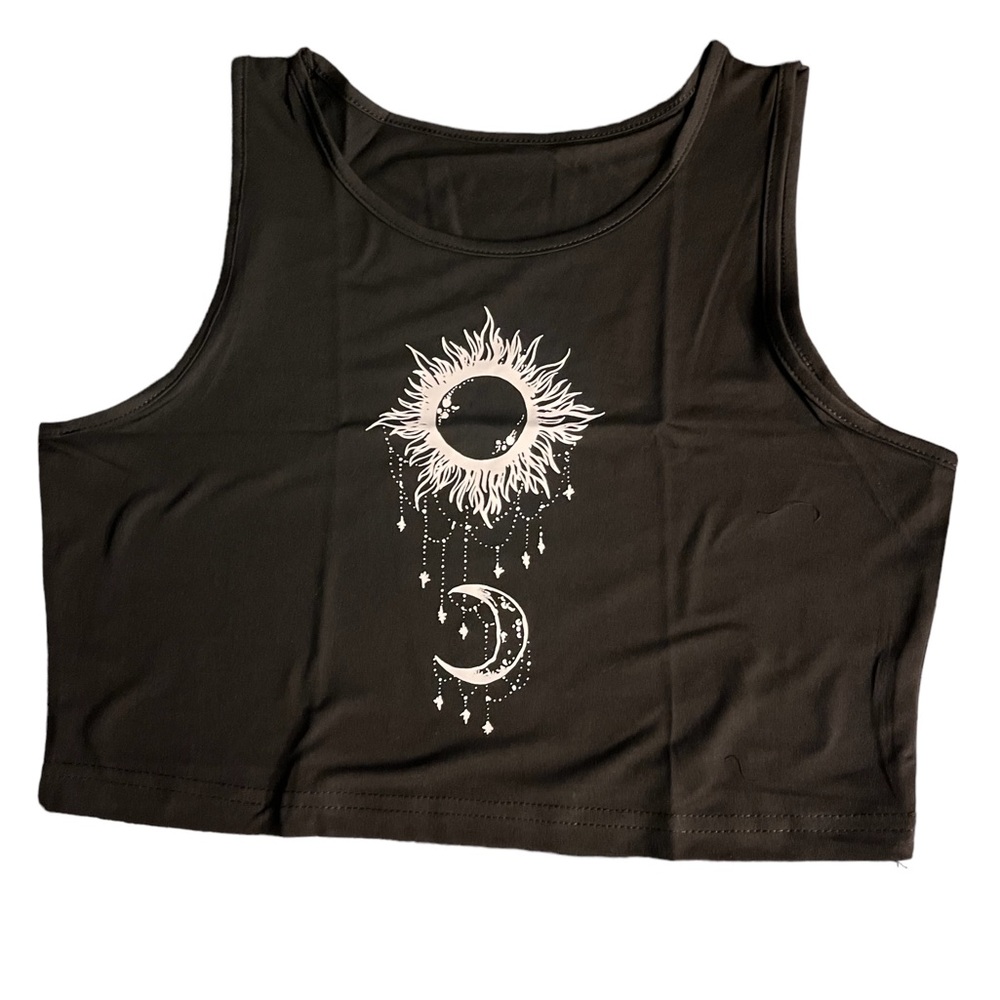 Sun & moon crop top size S - Picture 2 of 5
